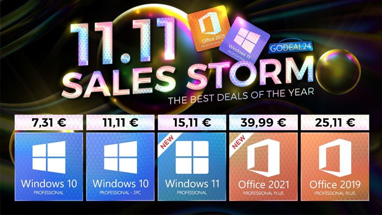 GoDeal24 vpredaj: Windows 10 Pro za 5.55 eur