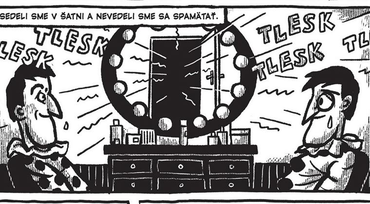 Radostn sprva - komiksov prbeh Lasicu a Satinskho z ias, ktor humoru nepriali