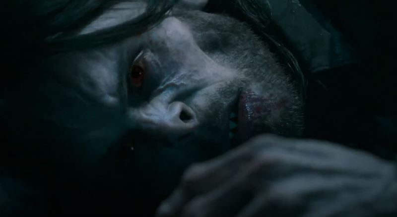 Jared Leto je krvilan predtor v trojmintovej sekvencii z filmu Morbius