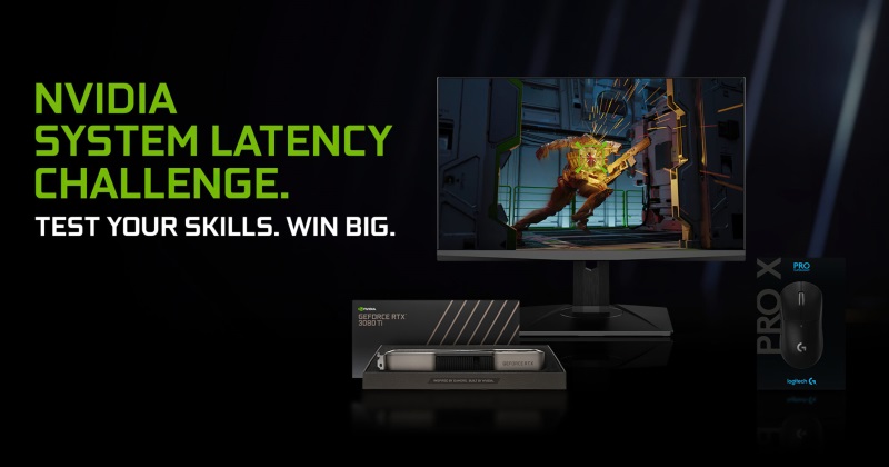 Nvidia spa sa Latency Challenge s Kovaak Aim utilitou