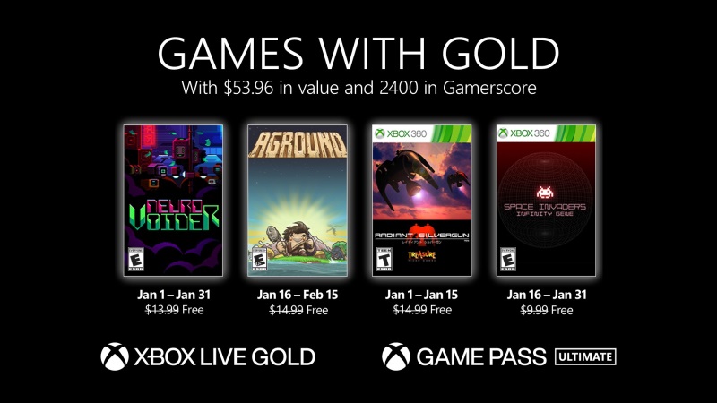 Games with Gold hry na január predstavené