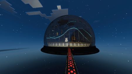 Nvidia ponúkla novú vianočnú mapu do Minecraft RTX