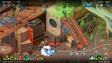 V Bugvasion TD prečistíte svoj byt od zmutovaných chrobákov