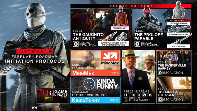 Hitman 3 predstavuje februárový obsah