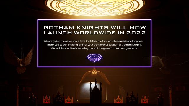 Gotham Knights sa odkladá na rok 2022