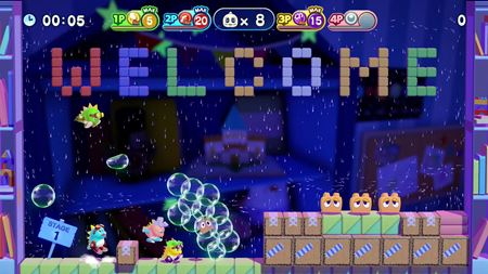 Bubble Bobble 4 Friends prichádza na Steam aj s aktualizáciou The Baron is Back