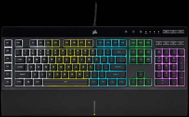 CORSAIR predstavil nové klávesnice K55 RGB PRO a K55 RGB PRO XT