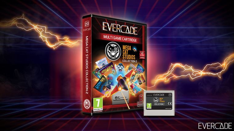 Evercade dostane druh kolekciu modernch hier od Mega Cat Studios