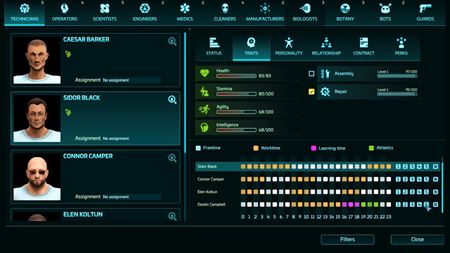 Base One vyzerá na zaujímavú manažmentovku vesmírnej stanice