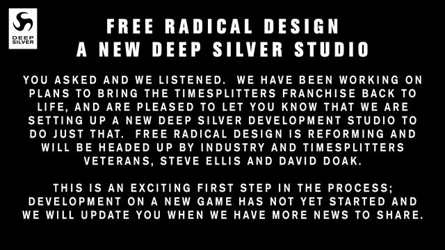 Deep Silver zakladá Free Radical Design štúdio