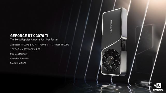 Nvidia predstavila RTX3080ti a RTX3070ti grafické karty