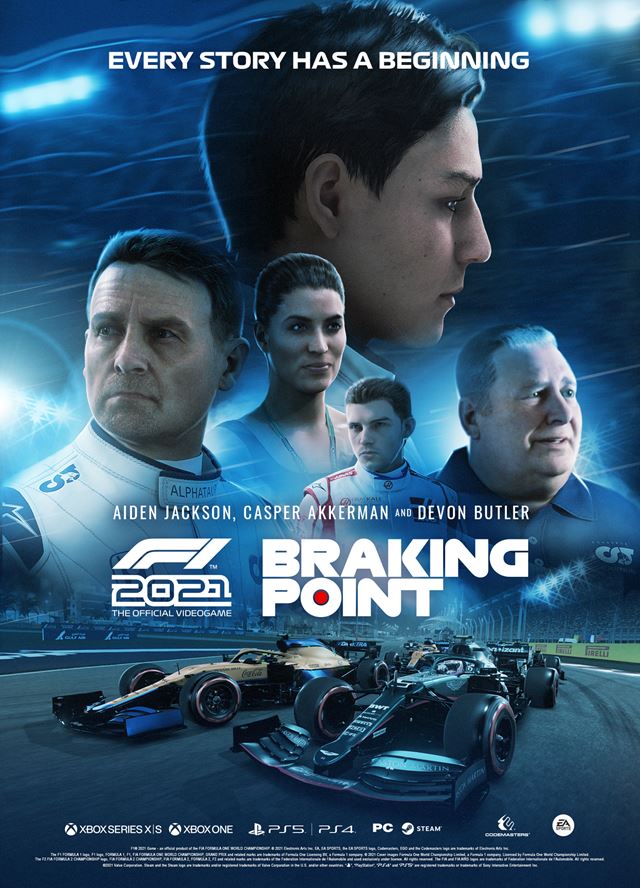 F1 2021 približuje príbehový režim Braking Point
