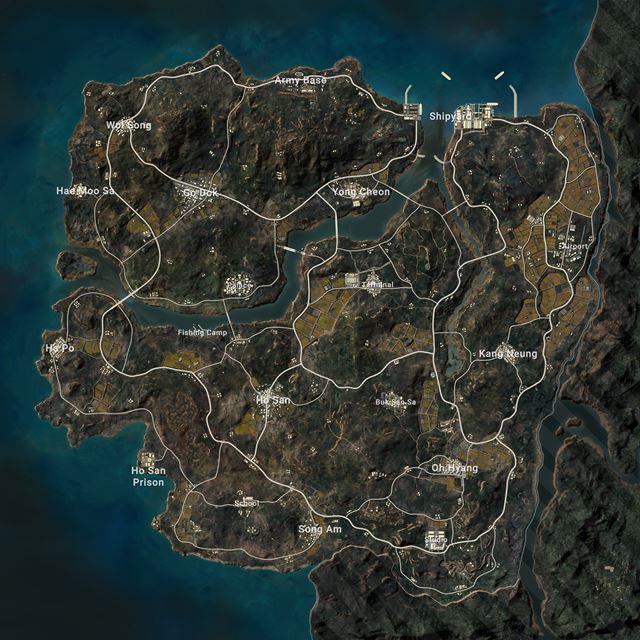 Taego mapa z PUBG sa predviedla