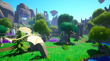Glyde the Dragon je ako spirituálny nasledovník Spyra
