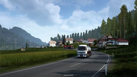 Euro Truck Simulator 2 ukazuje prepracované Rakúsko