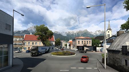 Euro Truck Simulator 2 ukazuje prepracované Rakúsko