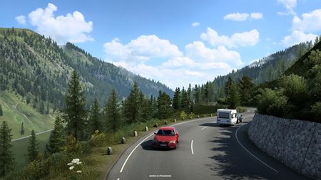 Euro Truck Simulator 2 ukazuje prepracované Rakúsko