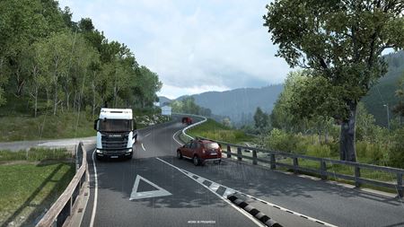 Euro Truck Simulator 2 ukazuje prepracované Rakúsko