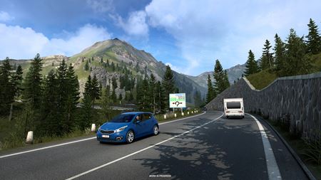 Euro Truck Simulator 2 ukazuje prepracované Rakúsko