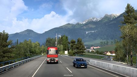 Euro Truck Simulator 2 ukazuje prepracované Rakúsko