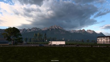 Euro Truck Simulator 2 ukazuje prepracované Rakúsko
