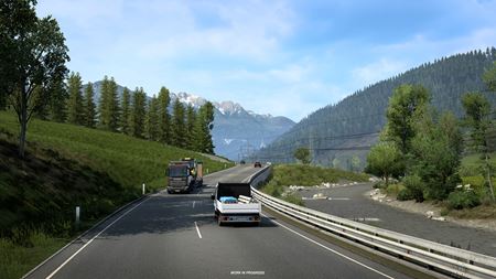 Euro Truck Simulator 2 ukazuje prepracované Rakúsko