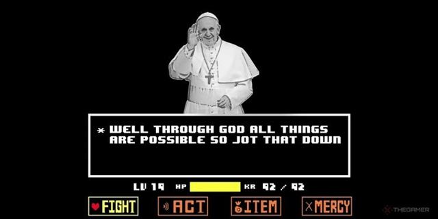 Taliansky cirkus sa snaží pápeža opäť prekonvertovať na Undertale