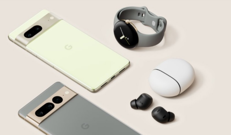 Google Pixel 7 a Pixel 7 Pro mobily a Pixel Watch hodinky predstaven