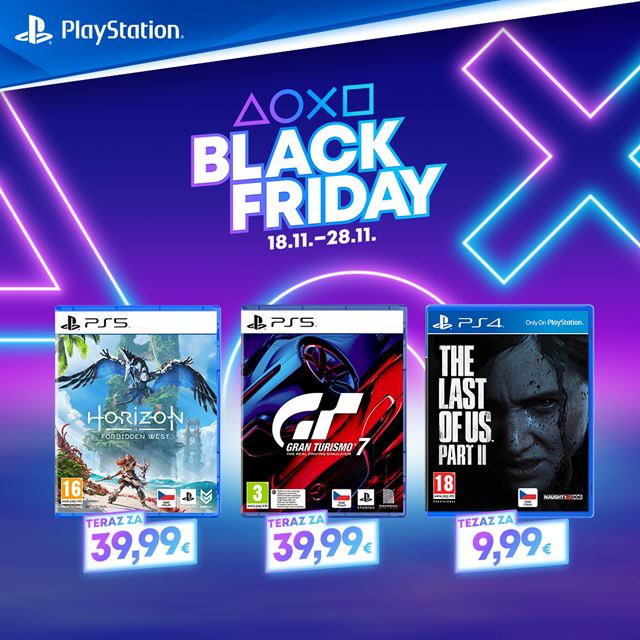PlayStation spúšťa výpredaje na čierny piatok