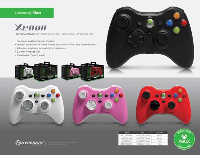 Hyperkin po pôvodnom Xbox gamepade prepracuje do modernej verzie aj Xbox360 gamepad