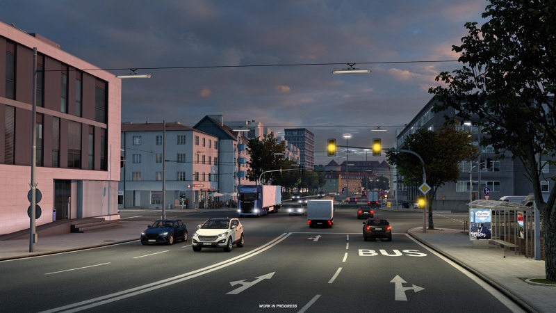 Euro Truck Simulator 2 ukazuje prepracovan Stuttgart