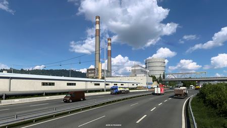 Euro Truck Simulator 2 ukazuje prepracovaný Stuttgart