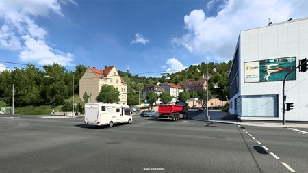 Euro Truck Simulator 2 ukazuje prepracovaný Stuttgart