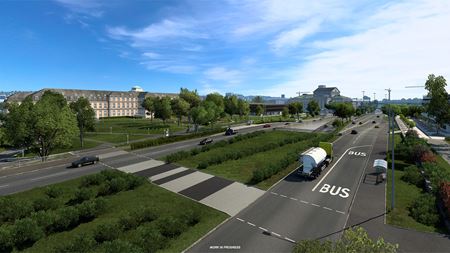 Euro Truck Simulator 2 ukazuje prepracovaný Stuttgart