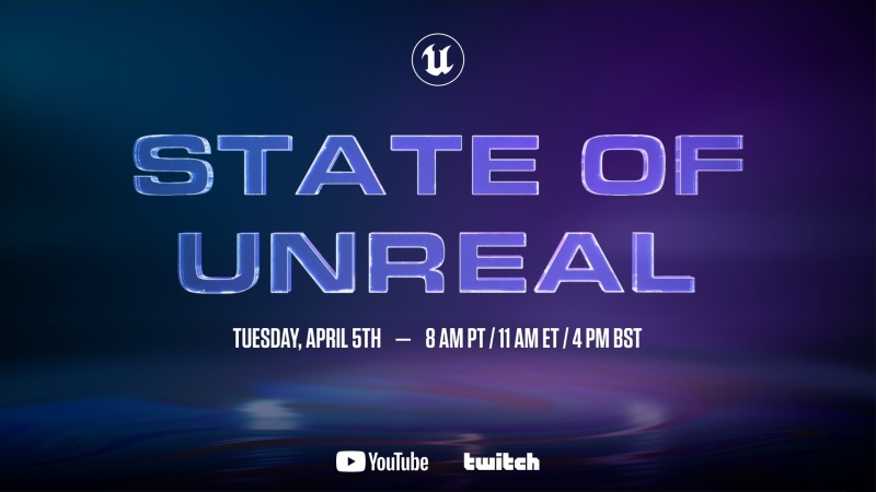 Epic ohlásil na utorok State of Unreal stream