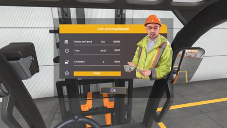 Ako sa hrá Best Forklift Operator, kde ovládate vysokozdvižný vozík?