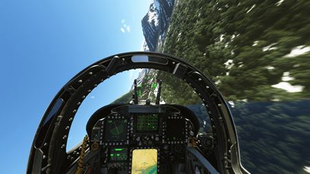 Flight Simulator dostal Top Gun obsah