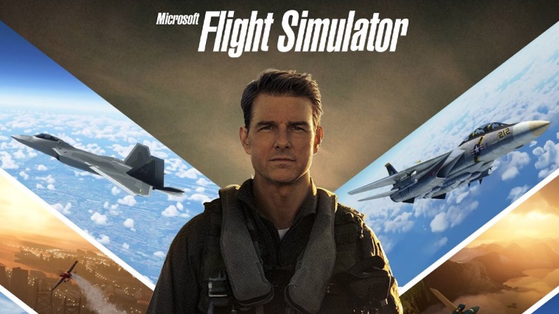 Flight Simulator dostal Top Gun obsah
