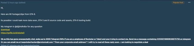 GTA VI leaker čaká na ponuku od Rockstaru