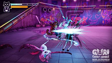 Gamescom 2022: V Gori: Cuddly Carnage budete vraždiť jednorožcov s mačkou na hoverboarde