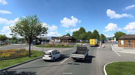 Euro Truck Simulator 2 ukazuje prepracovaný Frankfurt