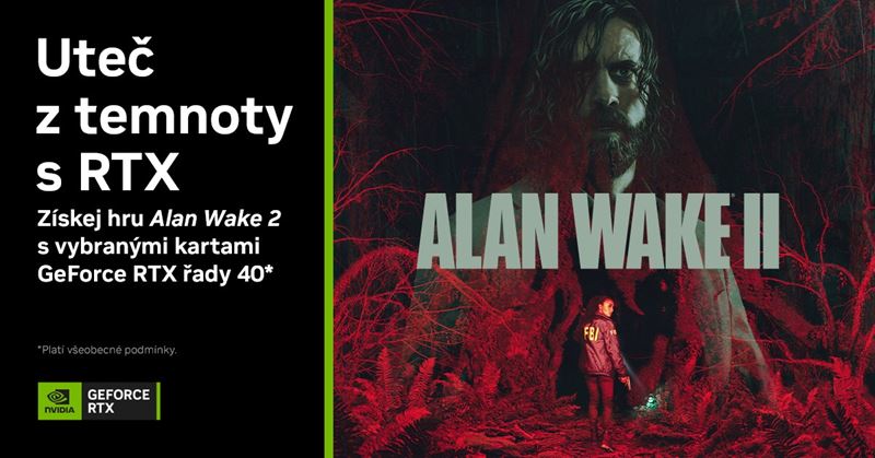 Alan Wake 2 bude pribaovan k RTX 40 grafikm