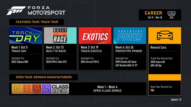 Forza Motorsport je už dostupná