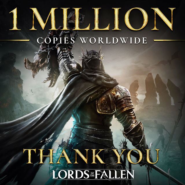Lords of the Fallen predal milión kusov