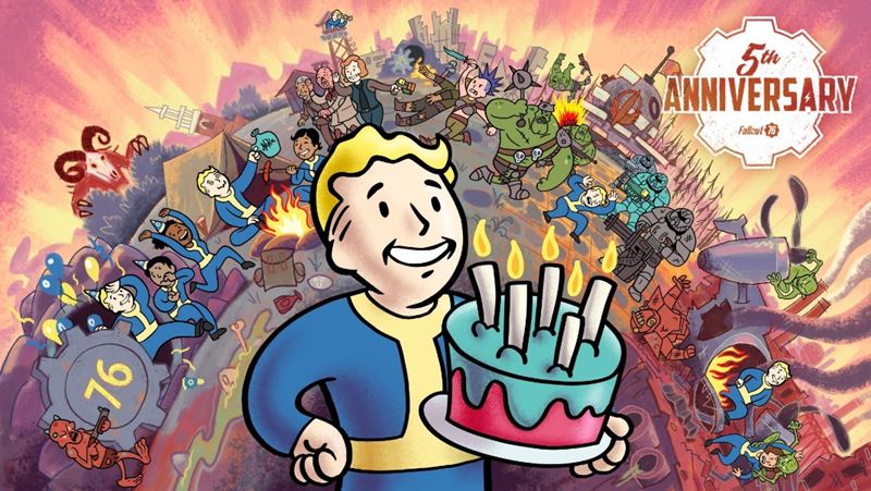 Fallout 76 oslavuje 5 rokov, prina pecilne eventy