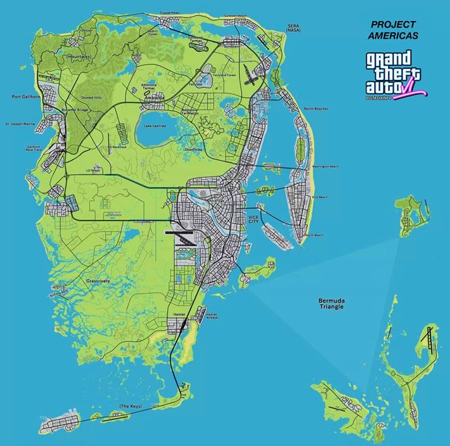Bude takto vyzerať GTA VI mapa?