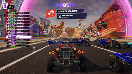 Rocket Racing prišiel do Fortnite