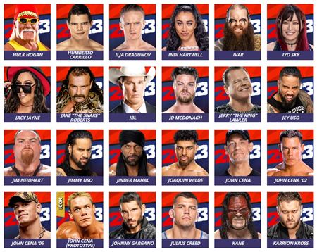 WWE 2K23 prinesie takmer 200 postáv, prinášame kompletný zoznam