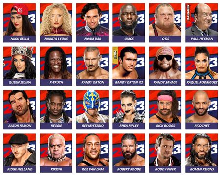 WWE 2K23 prinesie takmer 200 postáv, prinášame kompletný zoznam