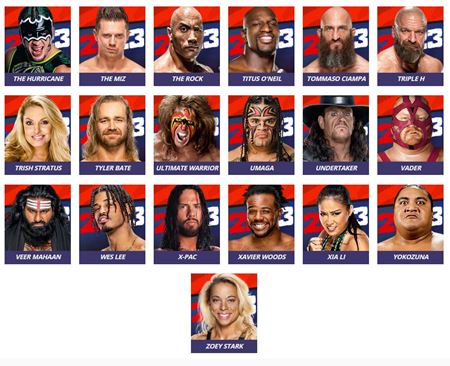 WWE 2K23 prinesie takmer 200 postáv, prinášame kompletný zoznam